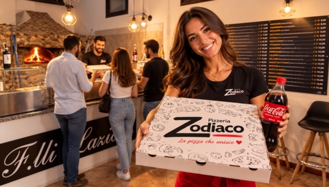 Pizza Familiare e CocaCola da Asporto